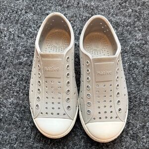 Native Light Gray Jefferson Perforated Slip-Ons